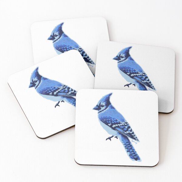 Item preview, Blue Jay painting  designed and sold by Agamaji.