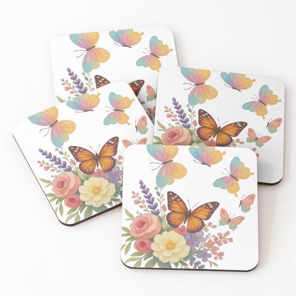 Item preview, Flowers and butterflies designed and sold by re2m.