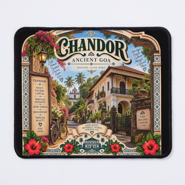 Item preview, Chandor — Ancient Goa · Heritage Mansions designed and sold by Goanheartprints.