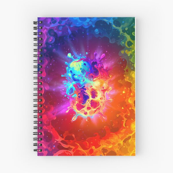 Item preview, Psychedelic Liquid Splash Cosmic Abstraction designed and sold by Lunat1kk.
