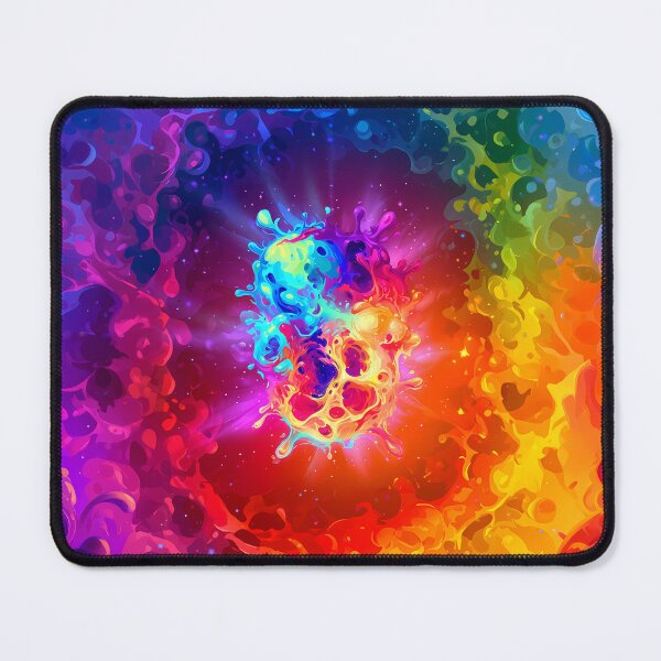 Item preview, Psychedelic Liquid Splash Cosmic Abstraction designed and sold by Lunat1kk.