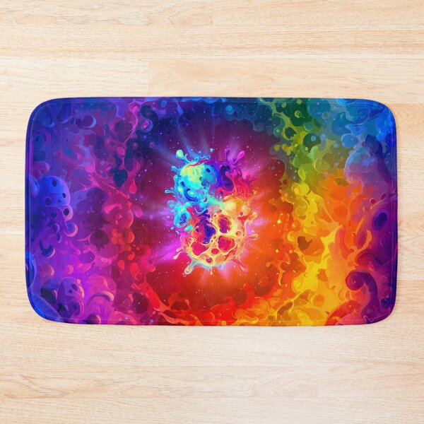 Item preview, Psychedelic Liquid Splash Cosmic Abstraction designed and sold by Lunat1kk.