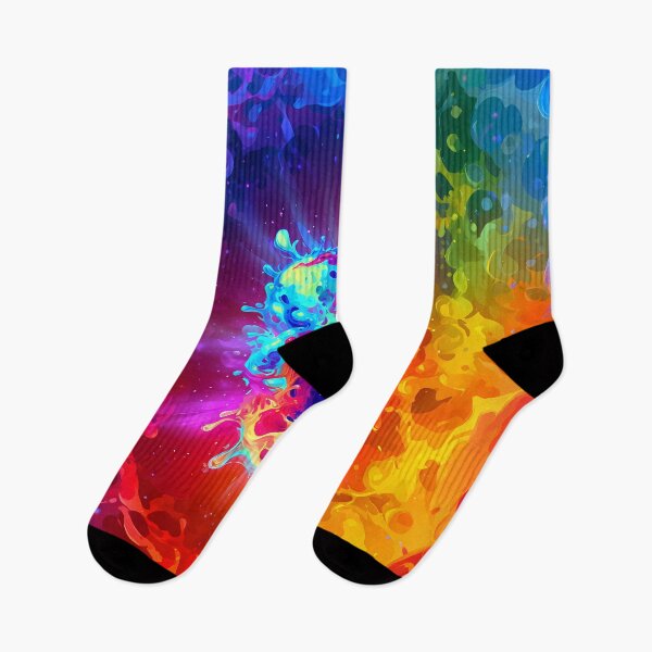Item preview, Psychedelic Liquid Splash Cosmic Abstraction designed and sold by Lunat1kk.