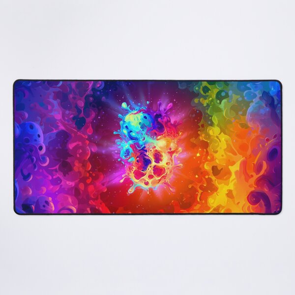 Item preview, Psychedelic Liquid Splash Cosmic Abstraction designed and sold by Lunat1kk.