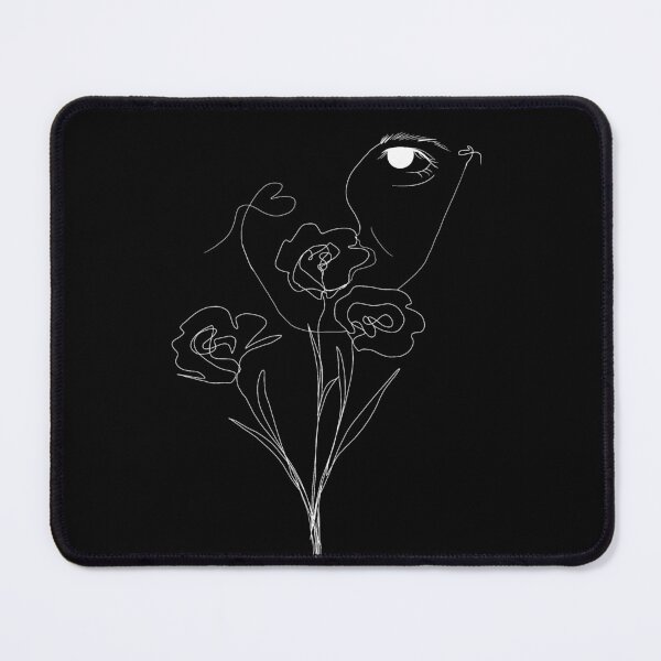 Item preview, Minimalist Woman And Flowers Line Art designed and sold by a1-x.