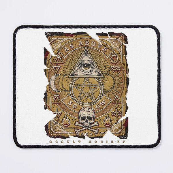 Item preview, Hermetic As Above So Below Occult Symbol Design Graphic Tee v15 designed and sold by DarylWelsh2024.
