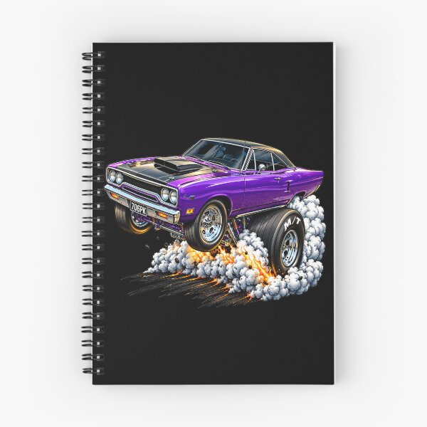 Item preview, Plum Crazy Muscle Car Launch – Hot Rod Wheelie designed and sold by Classic Chaos Creations.