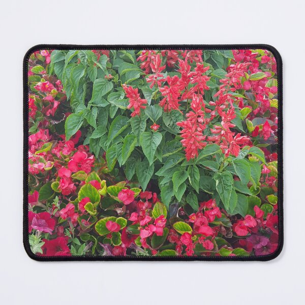 Item preview, Red Flower Garden – Vibrant Floral Botanical Photography designed and sold by Khadique.