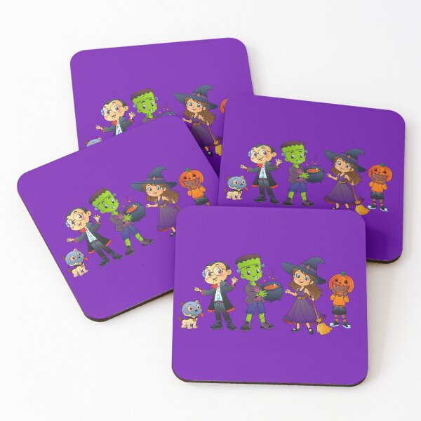 Item preview, Cute Halloween Kids and Dog Clipart Illustration designed and sold by HÉRCULES VERSIANI.