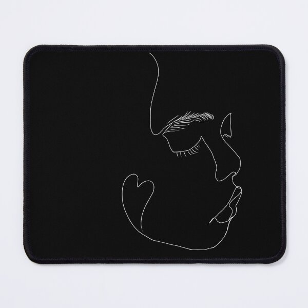Item preview, Minimalist Closed Eyes Sleeping Profile Line Art⁠ designed and sold by a1-x.