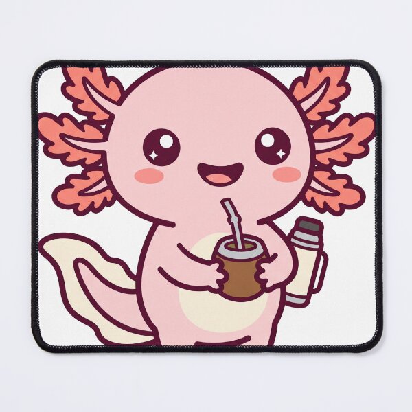 Item preview, Axolotl Mate Cute Kawaii Argentina Yerba designed and sold by DofinaSur.