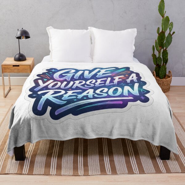 Item preview, Give Yourself A Reason Motivational Quote designed and sold by Owcomm.