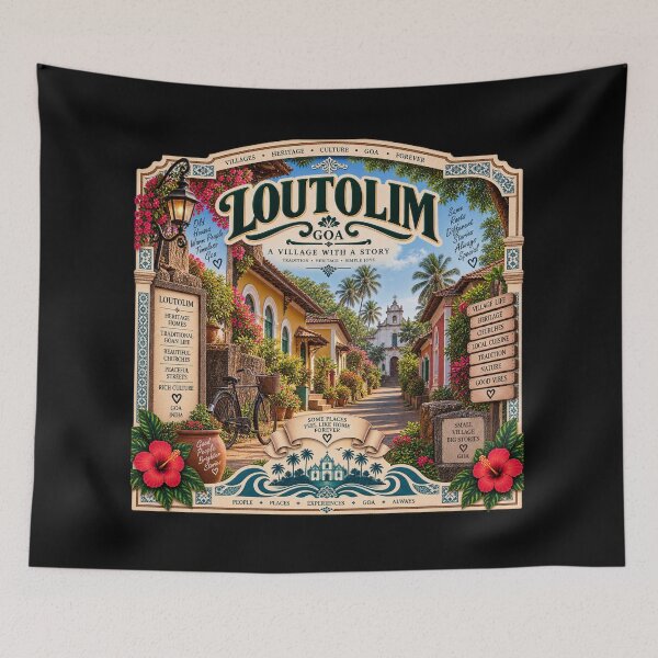 Item preview, Loutolim Goa — A Village With a Story designed and sold by Goanheartprints.
