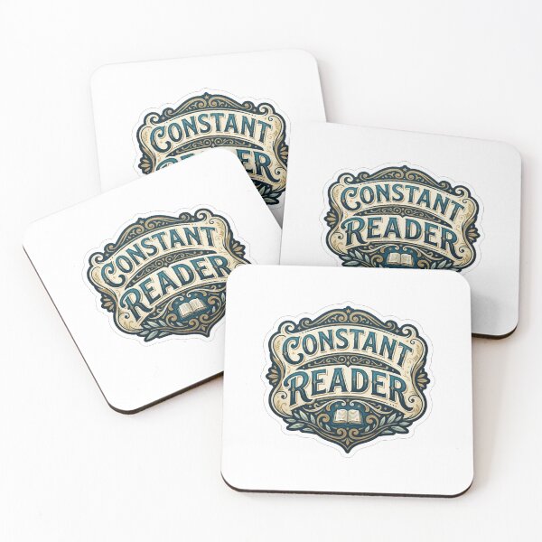 Item preview, Vintage Constant Reader Bookworm Literature Emblem designed and sold by Owcomm.