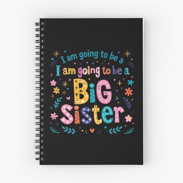 Item preview,  I Am Going To Be A Big Sister - Cute Colorful Floral Announcement designed and sold by Yassinejayed.