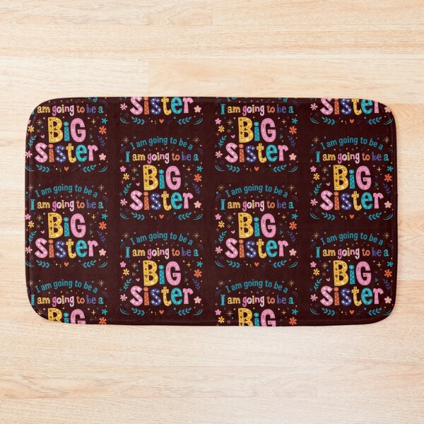 Item preview,  I Am Going To Be A Big Sister - Cute Colorful Floral Announcement designed and sold by Yassinejayed.