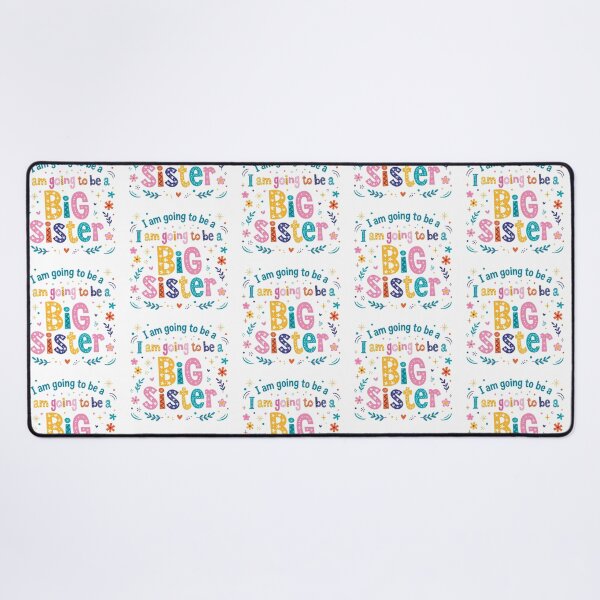Item preview, I Am Going To Be A Big Sister - Cute Colorful Floral Announcement designed and sold by Yassinejayed.