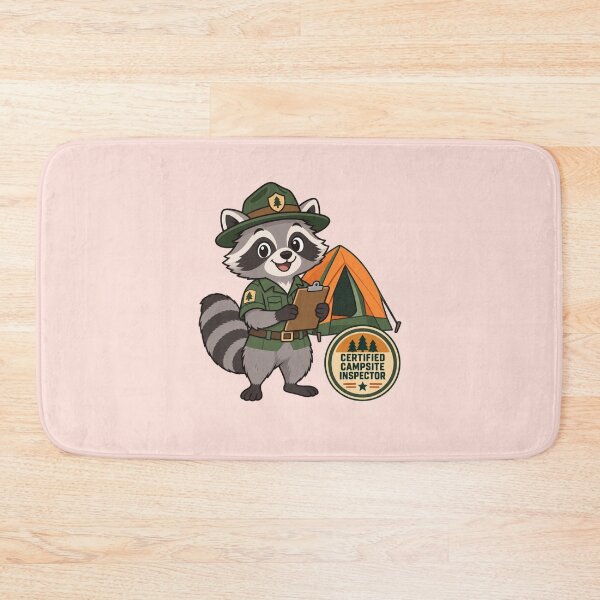 Item preview, Raccoon Certified Campsite Inspector designed and sold by Inkworksbyshery.