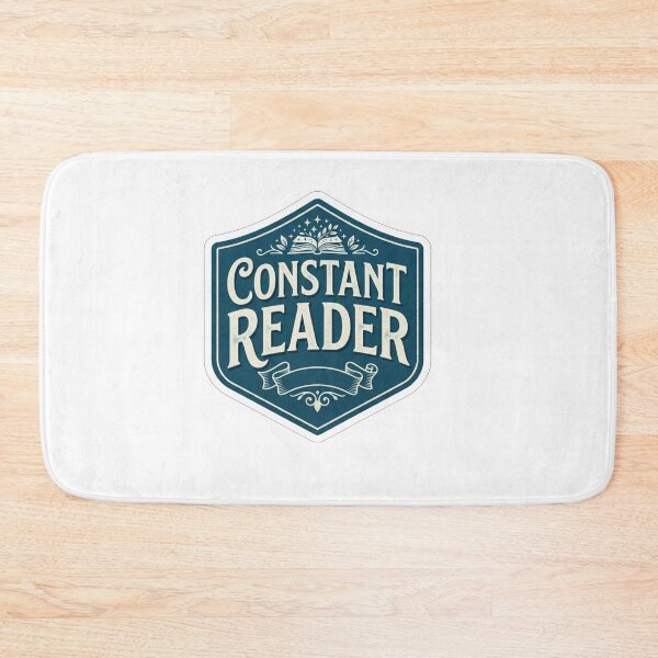 Item preview, Constant Reader Bookworm Emblem Badge    designed and sold by Owcomm.