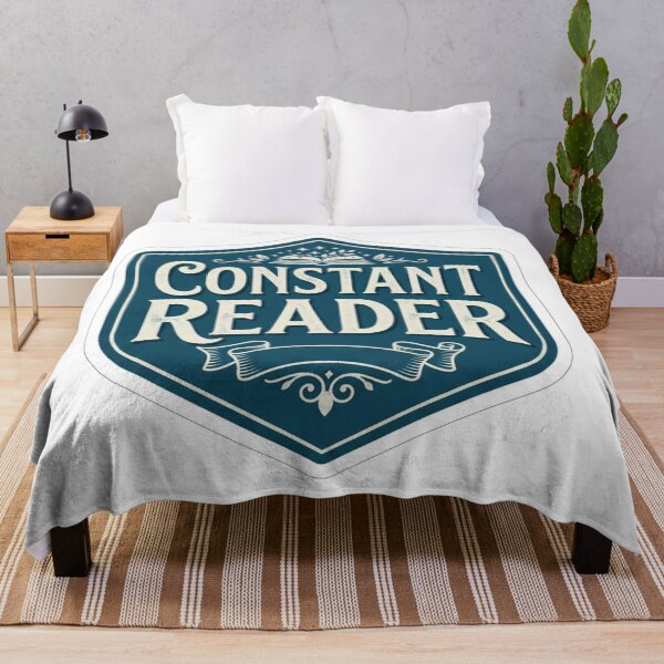 Item preview, Constant Reader Bookworm Emblem Badge    designed and sold by Owcomm.