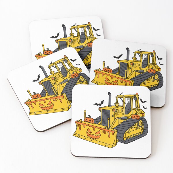 Item preview, Halloween Bulldozer – Spooky Construction Vehicle designed and sold by ElceMare.
