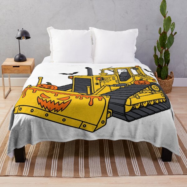 Item preview, Halloween Bulldozer – Spooky Construction Vehicle designed and sold by ElceMare.
