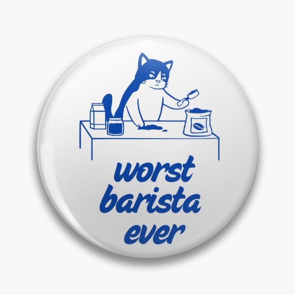 Item preview, Cat barista is no good at coffee designed and sold by urkiddingm8.