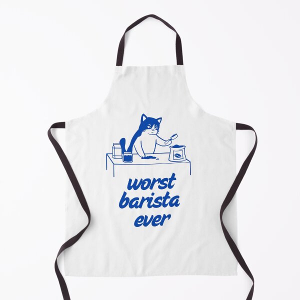 Item preview, Cat barista is no good at coffee designed and sold by urkiddingm8.