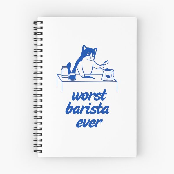 Item preview, Cat barista is no good at coffee designed and sold by urkiddingm8.