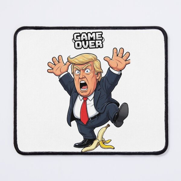 Item preview, Donald Trump Banana Peel Game Over Funny Cartoon designed and sold by Alaric4you.