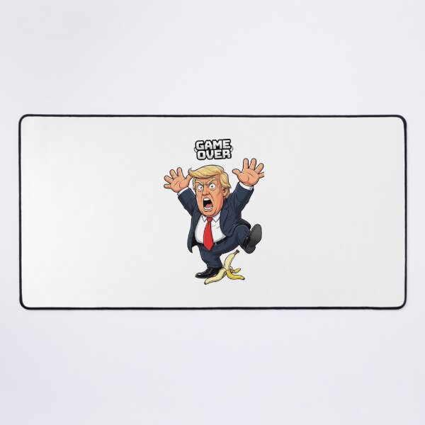 Item preview, Donald Trump Banana Peel Game Over Funny Cartoon designed and sold by Alaric4you.
