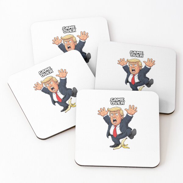 Item preview, Donald Trump Banana Peel Game Over Funny Cartoon designed and sold by Alaric4you.