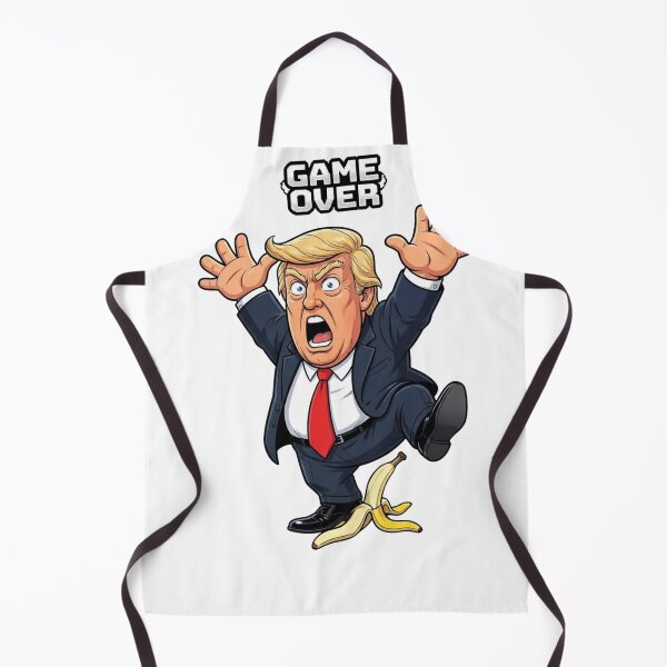 Item preview, Donald Trump Banana Peel Game Over Funny Cartoon designed and sold by Alaric4you.
