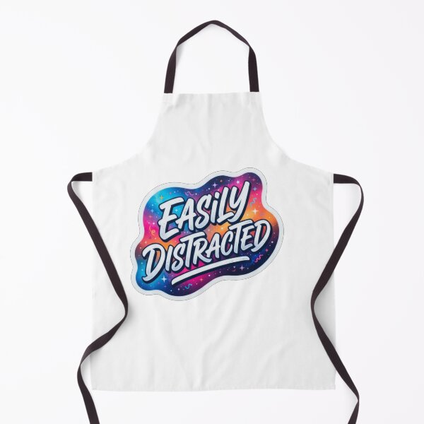 Item preview, Easily Distracted Galaxy Space Quote Fun Vibe designed and sold by Owcomm.