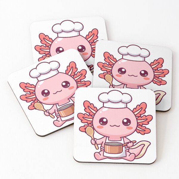 Item preview, Axolotl Chef Cute Kawaii Cooking designed and sold by DofinaSur.