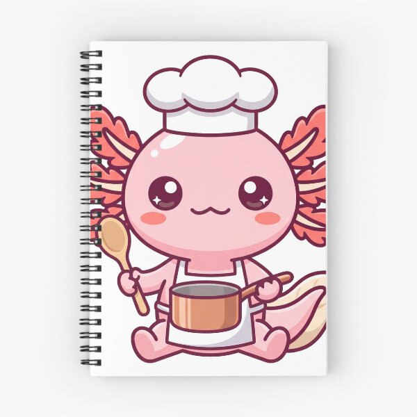 Item preview, Axolotl Chef Cute Kawaii Cooking designed and sold by DofinaSur.