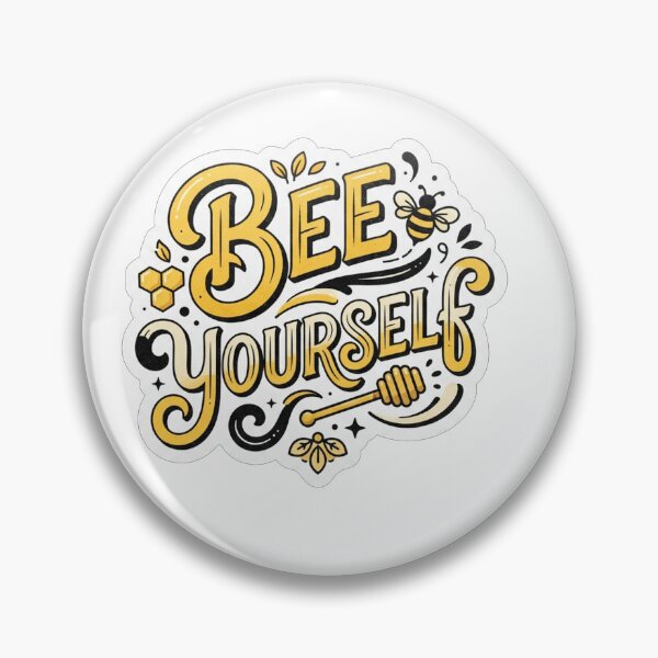 Item preview, Bee Yourself Positive Quote Honeycomb Design    designed and sold by Owcomm.