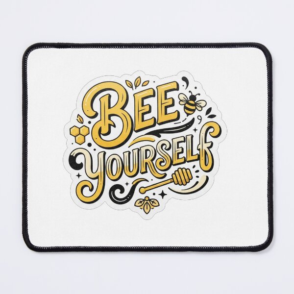 Item preview, Bee Yourself Positive Quote Honeycomb Design designed and sold by Owcomm.