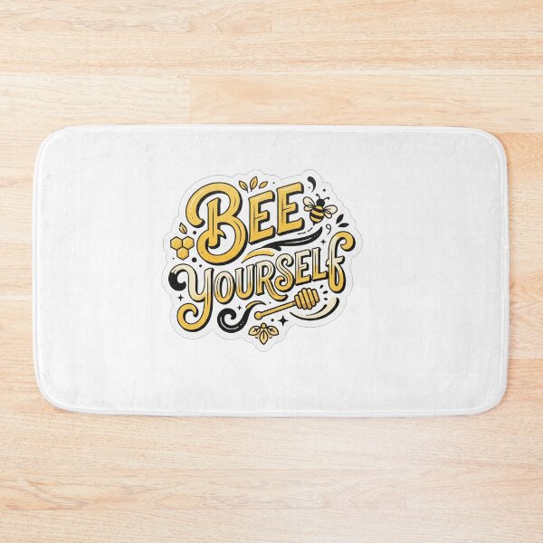 Item preview, Bee Yourself Positive Quote Honeycomb Design    designed and sold by Owcomm.