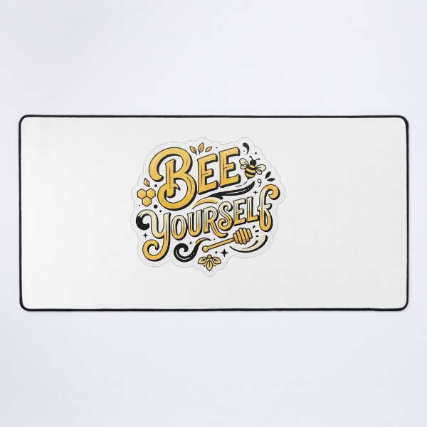 Item preview, Bee Yourself Positive Quote Honeycomb Design designed and sold by Owcomm.