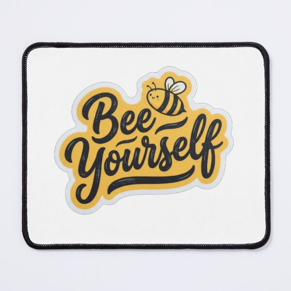 Item preview, Bee Yourself Cute Inspirational Bumble Quote designed and sold by Owcomm.