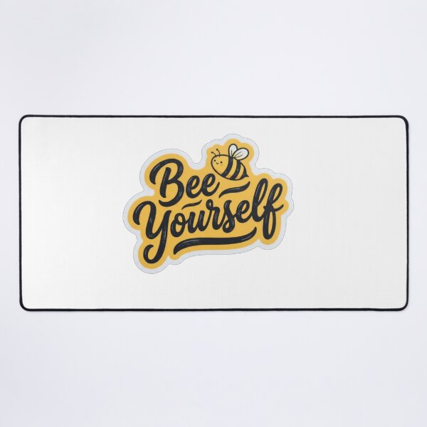 Item preview, Bee Yourself Cute Inspirational Bumble Quote designed and sold by Owcomm.