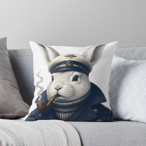 Item preview, captain arctic hare with pipe designed and sold by PhiloDoh.