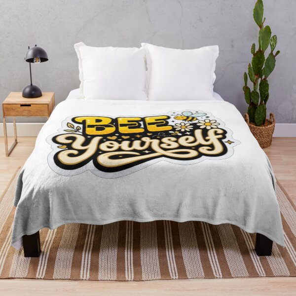 Item preview, Bee Yourself Cute Honeycomb Quote Motivation designed and sold by Owcomm.
