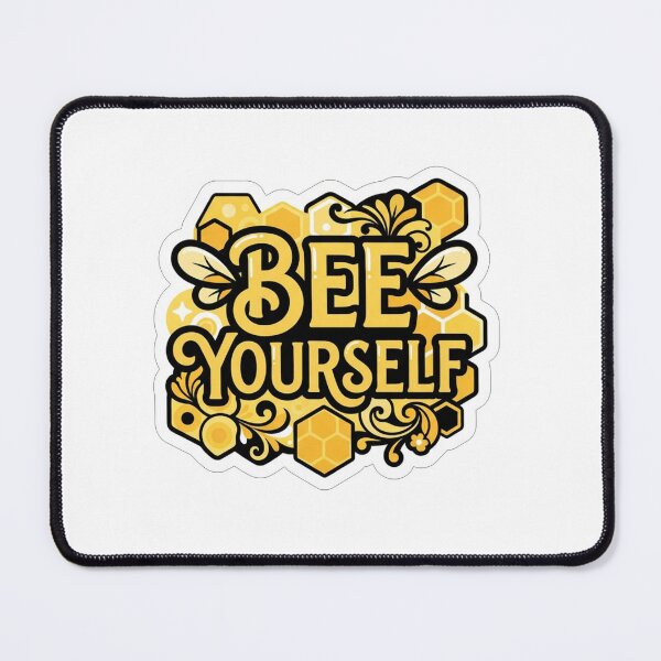 Item preview, Bee Yourself Honeycomb Positive Quote Cute Bumblebee designed and sold by Owcomm.