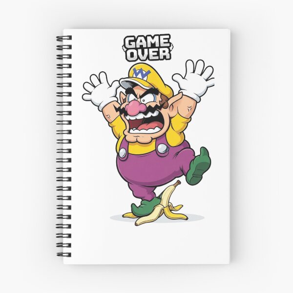 Item preview, Funny Wario Slipping Banana Game Over designed and sold by Alaric4you.