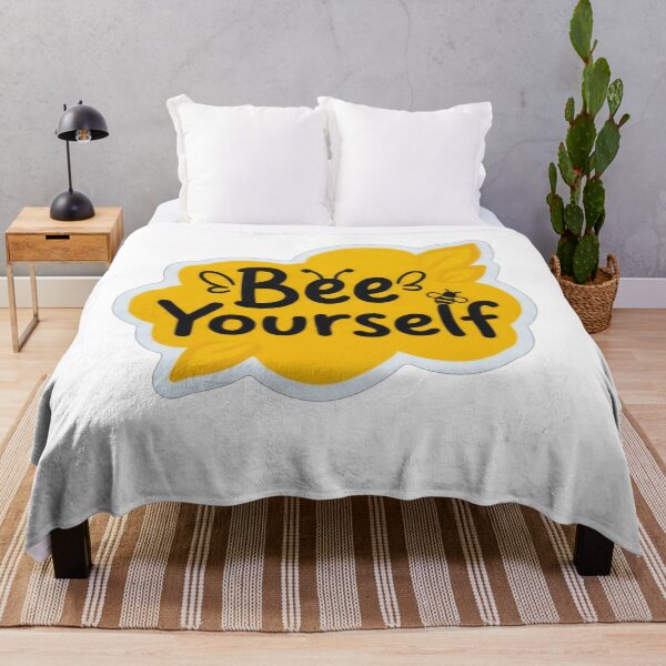 Item preview, Bee Yourself Positive Motivational Quote Design    designed and sold by Owcomm.