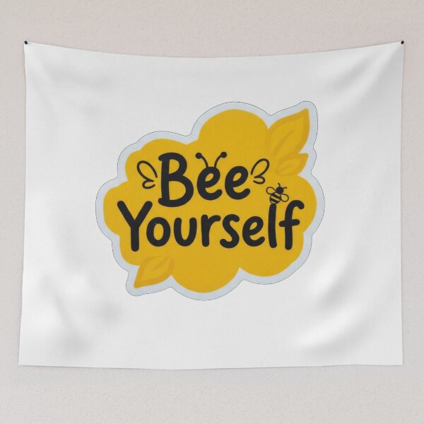 Item preview, Bee Yourself Positive Motivational Quote Design    designed and sold by Owcomm.