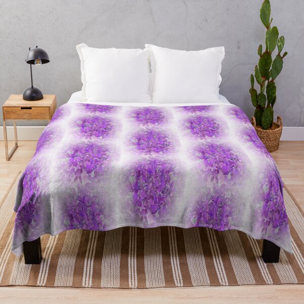 Item preview, Arte abstracto floral de color púrpura intenso designed and sold by born30.