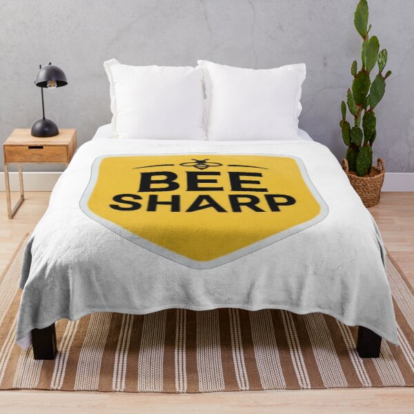 Item preview, Bee Sharp Funny Honey Bee Quote Pun designed and sold by Owcomm.